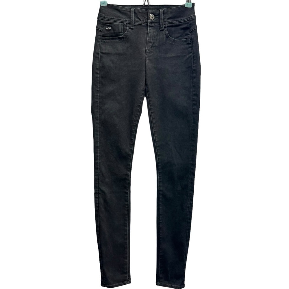 G-Star Raw Jeans Super Skinny Women’s Size W25 L32  Black Washed Arc Leg Pants